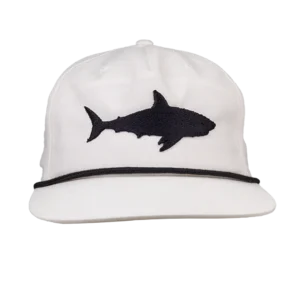 Ocearch-WHT-UnstructuredFlatbillSnapback1White