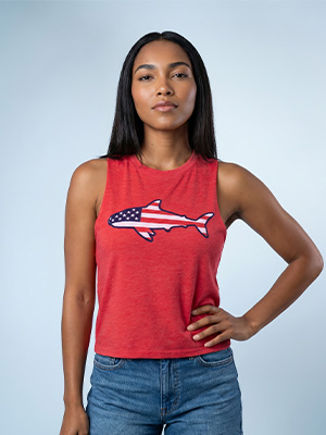 Stars & Stripes Crop Tank