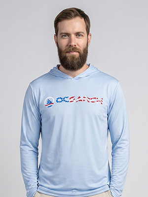 Unisex Stars and Stripes UPF Hoodie